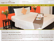 Tablet Screenshot of angkorinternationalhotel.com